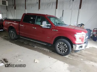 2016 Ford F-150 XLT with VIN 1FTEW1EG2GKF93746, listed as a Copart auction lot 57030625 with 124,989 mi miles and Salvage title. Bid and sale history available at DreamBid. Image 4.
