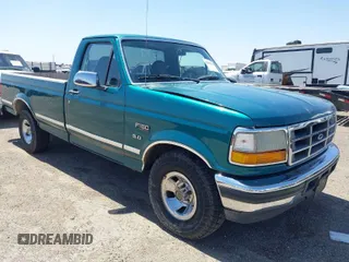 1996 Ford F-150 Special with VIN 1FTEF15N2TLA07520, listed as a IAAI auction lot 42005555 with 184,260 mi miles. Bid and sale history available at carsss.com. Image 1.