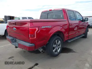 2017 Ford F-150 XL with VIN 1FTEW1EF3HFB61085, listed as a IAAI auction lot 42030502 with 110,016 mi miles and . Bid and sale history available at DreamBid. Image 4.