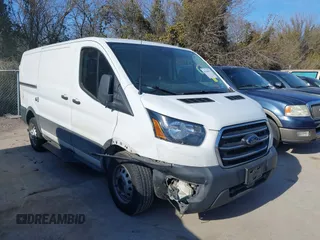 2020 Ford Transit Cargo with VIN 1FTBR2Y80LKA19838, listed as a IAAI auction lot 41648913 with 60,789 mi miles and . Bid and sale history available at DreamBid. Image 1.
