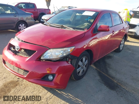 2009 Toyota Corolla with VIN 1NXBU40E19Z091295, listed as a IAAI auction lot 41645545 with 117,839 mi miles. Bid and sale history available at carsss.com. Image 18.