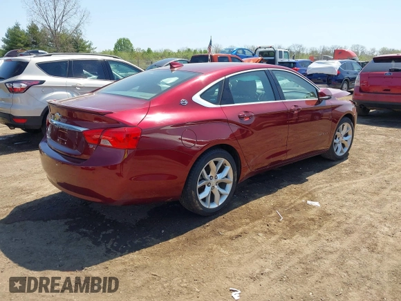 2017 Chevrolet Impala LT with VIN 2G1105S3XH9190201, listed as a IAAI auction lot 42090213 with 120,106 mi miles and . Bid and sale history available at DreamBid. Image 4.