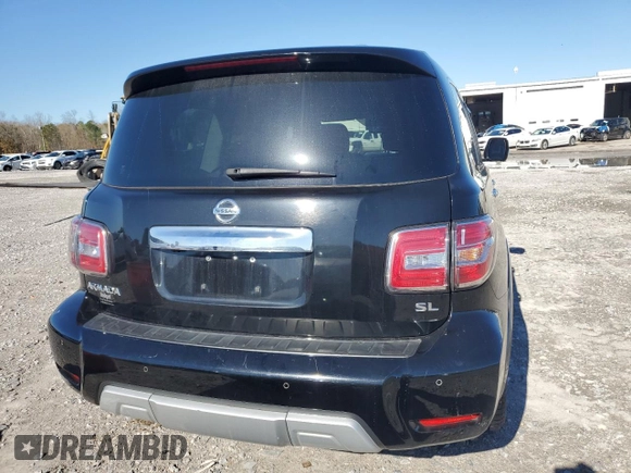 2018 Nissan Armada SV with VIN JN8AY2ND8J9058217, listed as a Copart auction lot 86916214 with 99,324 mi miles and Salvage Title. Bid and sale history available at carsss.com. Image 6.