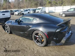 2021 Toyota GR Supra 3.0 with VIN WZ1DB0C03MW042643, listed as a Copart auction lot 84817294 with 63,020 mi miles and Clean Title. Bid and sale history available at carsss.com. Image 2.