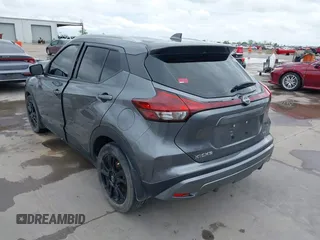 2022 Nissan Kicks SV with VIN 3N1CP5CV2NL481461, listed as a IAAI auction lot 41899293 with 34,636 mi miles and . Bid and sale history available at DreamBid. Image 3.