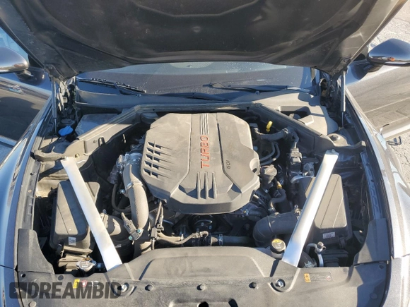 2022 Kia Stinger GT1 with VIN KNAE45LCXN6106633, listed as a Copart auction lot 82235434 with 72,786 mi miles and Salvage Title. Bid and sale history available at DreamBid. Image 13.