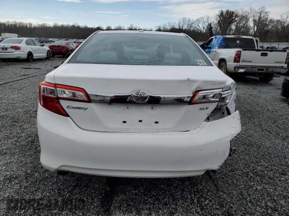 2014 Toyota Camry SE with VIN 4T1BK1FK2EU542746, listed as a Copart auction lot 48057825 with 112,547 mi miles and Salvage Title. Bid and sale history available at carsss.com. Image 6.
