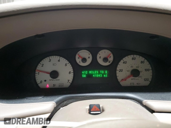 2005 Mercury Sable LS with VIN 1MEFM55S55A631185, listed as a Copart auction lot 47694575 with 41,843 mi miles and Clean Title. Bid and sale history available at carsss.com. Image 9.