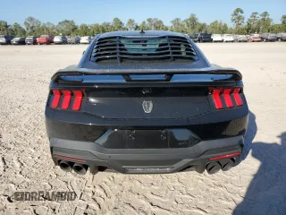 2024 Ford Mustang Dark Horse with VIN 1FA6P8R0XR5501426, listed as a Copart auction lot 76090874 with 0 mi miles and Salvage Title. Bid and sale history available at carsss.com. Image 6.