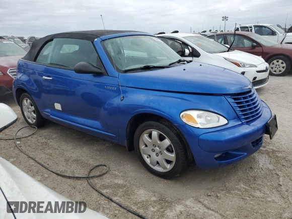2005 Chrysler PT Cruiser with VIN 3C3AY55E35T316666, listed as a Copart auction lot 75451094 with 68,974 mi miles and Non Repairable. Bid and sale history available at DreamBid. Image 4.