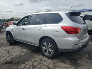 2018 Nissan Pathfinder SL z VIN 5N1DR2MM7JC674108, wystawiony jako Copart lot #57270435 z przebiegiem 55 217 mil mil oraz Szkoda całkowita • Salvage title. Historia ofert i sprzedaży dostępna na DreamBid. Obrazek 2.