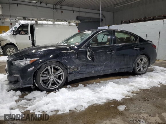 2021 Infiniti Q50 3.0t SIGNATURE EDITION with VIN JN1EV7CR2MM754805, listed as a Copart auction lot 44683285 with 36,408 mi miles and Salvage Title. Bid and sale history available at carsss.com. Image 1.