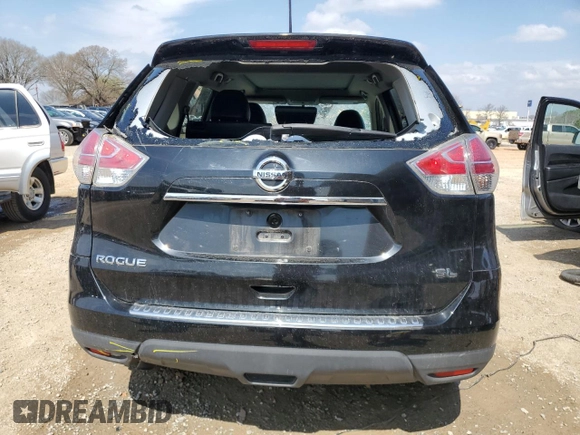 2016 Nissan Rogue SL with VIN 5N1AT2MT9GC770360, listed as a Copart auction lot 49128465 with 157,934 mi miles and Salvage Title. Bid and sale history available at carsss.com. Image 6.