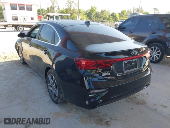 2021 Kia Forte EX with VIN 3KPF54AD0ME284084, listed as a IAAI auction lot 42145578 with 36,843 mi miles and . Bid and sale history available at DreamBid. Image 3.