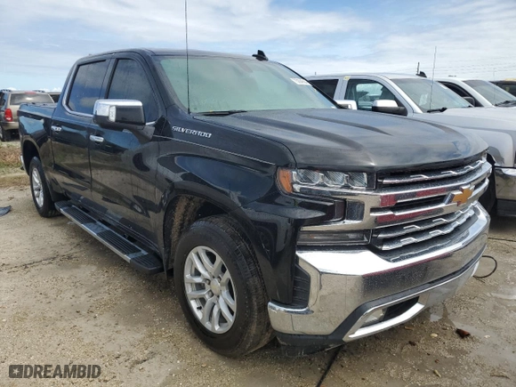 2019 Chevrolet Silverado 1500 LTZ with VIN 1GCPWEED5KZ134099, listed as a Copart auction lot 75094584 with 79,318 mi miles and Non Repairable. Bid and sale history available at carsss.com. Image 4.