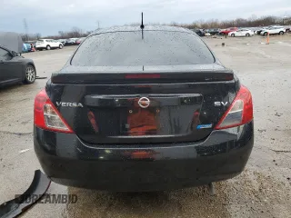 2014 Nissan Versa S with VIN 3N1CN7AP1EL839011, listed as a Copart auction lot 47817415 with 63,059 mi miles and Salvage Title. Bid and sale history available at DreamBid. Image 6.