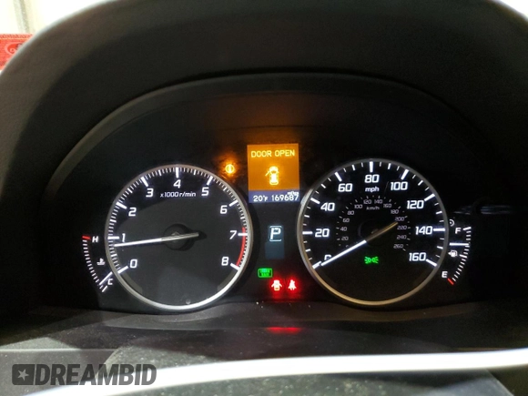 2013 Acura RDX with VIN 5J8TB4H34DL002305, listed as a Copart auction lot 87165424 with 169,687 mi miles and Salvage Title. Bid and sale history available at carsss.com. Image 9.