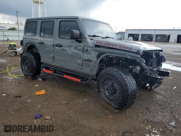 2020 Jeep Wrangler Unlimited Rubicon с VIN 1C4HJXFNXLW131160, выставлен на аукционе Copart как лот 54761455 с пробегом 85 225 миль миль и Списание • Salvage title. История ставок и продаж доступна на DreamBid. Изображение 4.