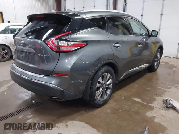 2015 Nissan Murano Platinum with VIN 5N1AZ2MH3FN265380, listed as a IAAI auction lot 41705918 with 149,967 mi miles and . Bid and sale history available at DreamBid. Image 4.