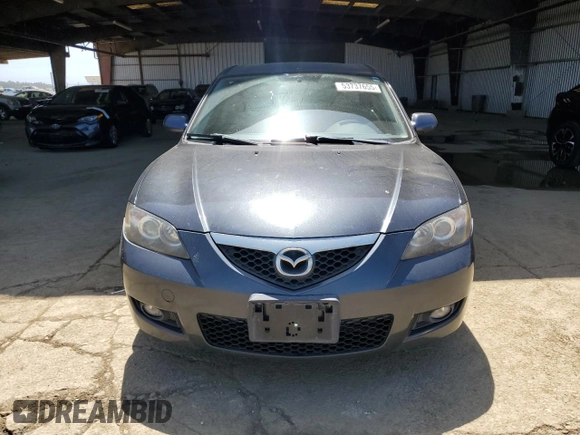 2008 Mazda 3 i Touring with VIN JM1BK32F281164278, listed as a Copart auction lot 53737655 with 154,321 mi miles and Salvage Title. Bid and sale history available at carsss.com. Image 5.