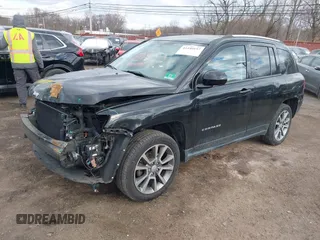 2016 Jeep Compass High Altitude Edition with VIN 1C4NJDEB8GD805378, listed as a IAAI auction lot 41440197 with 80,848 mi miles. Bid and sale history available at carsss.com. Image 20.