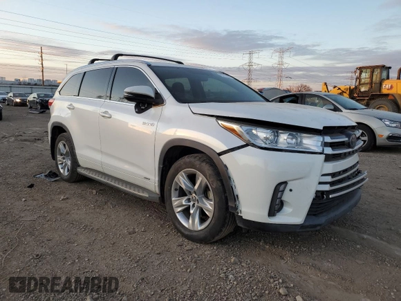 2016 Toyota Highlander Hybrid Limited with VIN 5TDDCRFH8GS015007, listed as a Copart auction lot 83711024 with 106,441 mi miles and Salvage Title. Bid and sale history available at carsss.com. Image 4.