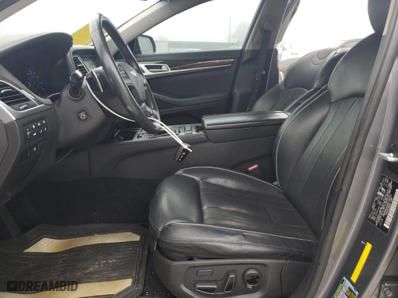 2016 Hyundai Genesis 3.8L with VIN KMHGN4JE6GU106291, listed as a Copart auction lot 48490425 with 136,564 mi miles and Salvage Title. Bid and sale history available at carsss.com. Image 7.