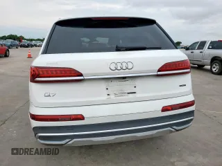 2022 Audi Q7 Premium z VIN WA1AJBF78ND014501, wystawiony jako Copart lot #58668255 z przebiegiem Nie podano mil oraz Szkoda całkowita • Salvage title. Historia ofert i sprzedaży dostępna na DreamBid. Obrazek 6.