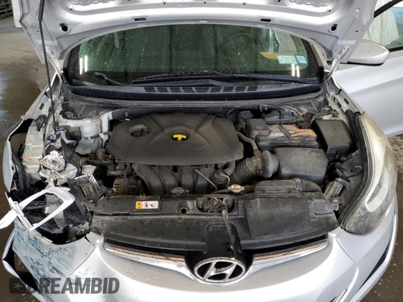 2015 Hyundai Elantra SE with VIN 5NPDH4AE7FH595940, listed as a Copart auction lot 63385525 with 187,591 mi miles and Salvage title. Bid and sale history available at DreamBid. Image 11.