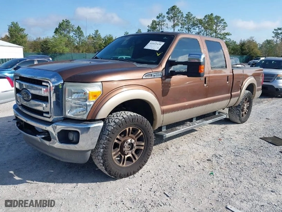 2012 Ford Super Duty F-250 SRW XL with VIN 1FT7W2B62CEC21519, listed as a IAAI auction lot 41932430 with 249,710 mi miles. Bid and sale history available at carsss.com. Image 2.