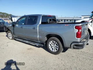 2024 Chevrolet Silverado 1500 LT with VIN 1GCPDKEK3RZ404198, listed as a Copart auction lot 43925415 with 5,056 mi miles and Salvage Title. Bid and sale history available at carsss.com. Image 2.