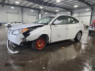 2010 Hyundai Elantra GLS with VIN KMHDU4AD2AU108043, listed as a Copart auction lot 61028935 with 163,972 mi miles and Salvage title. Bid and sale history available at DreamBid. Image 1.