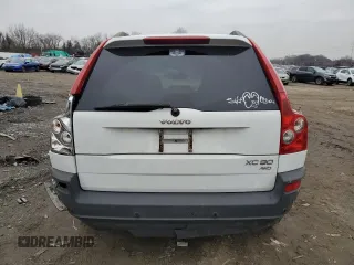 2004 Volvo XC90 with VIN YV1CZ59H741044399, listed as a Copart auction lot 86621574 with 156,673 mi miles and Salvage Title. Bid and sale history available at carsss.com. Image 6.