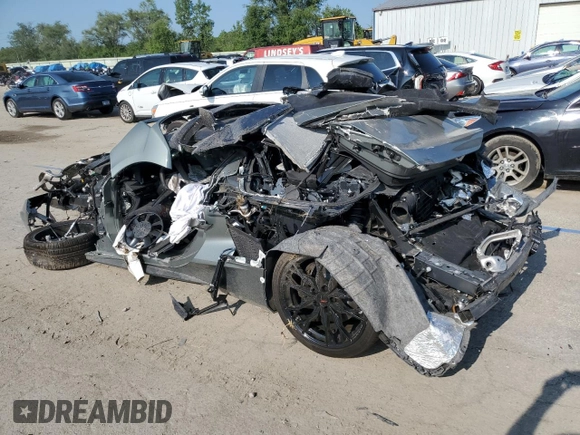 2024 Chevrolet Corvette 2LT with VIN 1G1YB3D45R5122700, listed as a Copart auction lot 63790764 with Not provided miles and Non repairable. Bid and sale history available at DreamBid. Image 2.