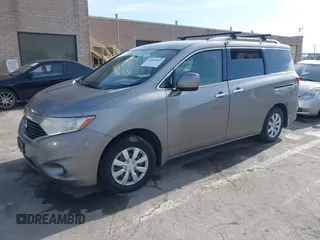 2012 Nissan Quest SL with VIN JN8AE2KP8C9043064, listed as a IAAI auction lot 41609087 with 153,635 mi miles and . Bid and sale history available at DreamBid. Image 2.