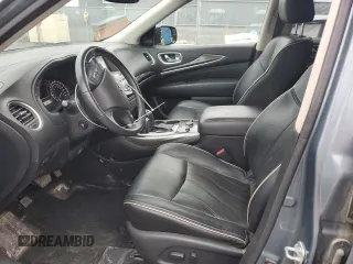 2017 Infiniti QX60 with VIN 5N1DL0MMXHC540418, listed as a Copart auction lot 52478275 with 215,535 mi miles and Salvage Title. Bid and sale history available at carsss.com. Image 7.