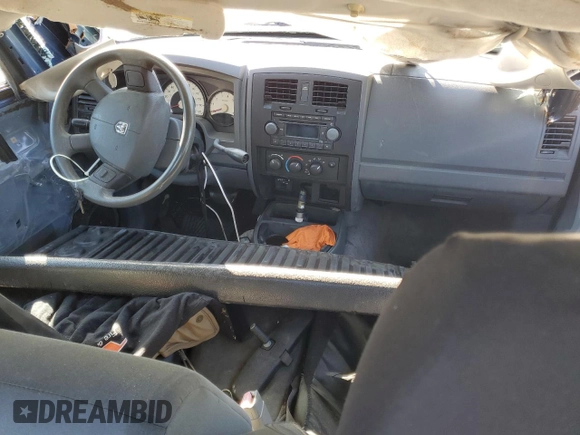 2005 Dodge Dakota ST with VIN 1D7HE22K75S330069, listed as a Copart auction lot 44883235 with 227,522 mi miles and Non Repairable. Bid and sale history available at DreamBid. Image 8.