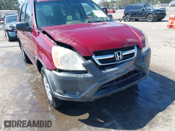 2002 Honda CR-V EX with VIN JHLRD78892C002770, listed as a IAAI auction lot 41845399 with 338,493 mi miles. Bid and sale history available at carsss.com. Image 6.