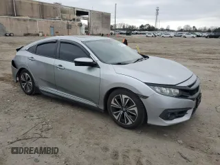 2016 Honda Civic Sedan EX-L with VIN 19XFC1F77GE205635, listed as a Copart auction lot 48954275 with 91,553 mi miles and Salvage Title. Bid and sale history available at carsss.com. Image 4.