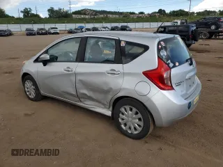2015 Nissan Note S with VIN 3N1CE2CP4FL405327, listed as a Copart auction lot 60738795 with 97,389 mi miles and Salvage title. Bid and sale history available at DreamBid. Image 2.