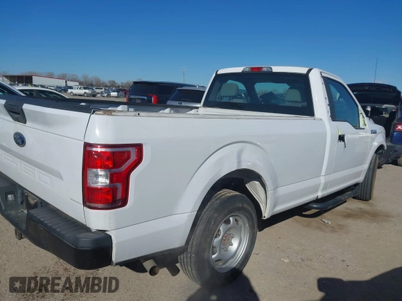 2018 Ford F-150 XL with VIN 1FTMF1CB6JKE06101, listed as a IAAI auction lot 41411228 with 34,612 mi miles. Bid and sale history available at carsss.com. Image 4.