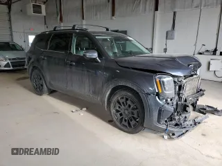 2022 Kia Telluride SX with VIN 5XYP5DHC9NG193935, listed as a Copart auction lot 46589285 with 85,217 mi miles and Salvage title. Bid and sale history available at DreamBid. Image 4.