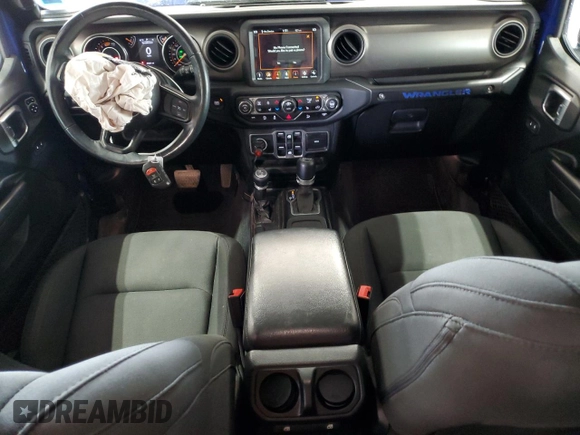 2018 Jeep Wrangler Unlimited Sport S with VIN 1C4HJXDN9JW187039, listed as a Copart auction lot 64260015 with 40,361 mi miles and Salvage title. Bid and sale history available at DreamBid. Image 8.