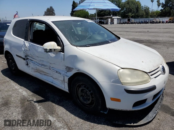 2007 Volkswagen Rabbit z VIN WVWBS71K27W198924, wystawiony jako Copart lot #57971525 z przebiegiem 263 259 mil mil oraz Szkoda całkowita • Salvage title. Historia ofert i sprzedaży dostępna na DreamBid. Obrazek 4.