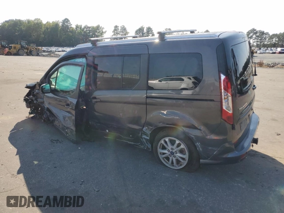 2021 Ford Transit Connect XLT with VIN NM0GS9F27M1504144, listed as a Copart auction lot 70214034 with 45,827 mi miles and Salvage title. Bid and sale history available at DreamBid. Image 2.