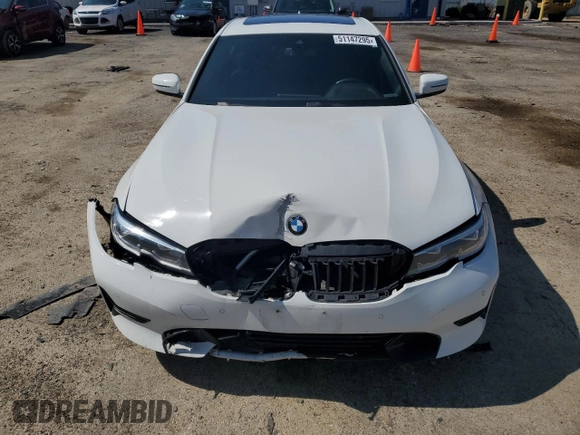 2020 BMW 3 Series 330i xDrive with VIN 3MW5R7J00L8B06412, listed as a Copart auction lot 51147295 with 112,749 mi miles and Salvage Title. Bid and sale history available at carsss.com. Image 5.