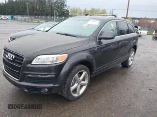 2007 Audi Q7 Premium Plus with VIN WA1EY74L37D063845, listed as a IAAI auction lot 41990769 with 1 mi miles. Bid and sale history available at carsss.com. Image 2.