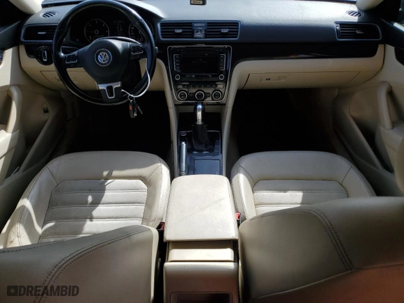 2012 Volkswagen Passat TDI SEL Premium with VIN 1VWCN7A33CC010716, listed as a Copart auction lot 49254575 with 215,147 mi miles and Clean Title. Bid and sale history available at carsss.com. Image 8.