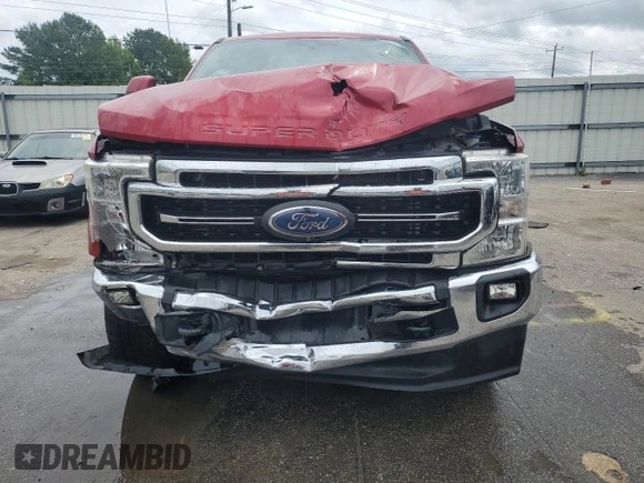 2021 Ford F-250 XL with VIN 1FT7W2BT2MEC56357, listed as a Copart auction lot 58134025 with 112,357 mi miles and Salvage title. Bid and sale history available at DreamBid. Image 5.