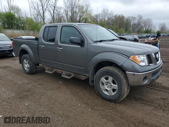 2007 Nissan Frontier SE with VIN 1N6AD09W07C448292, listed as a Copart auction lot 55821795 with 311,852 mi miles and Clean title. Bid and sale history available at DreamBid. Image 4.